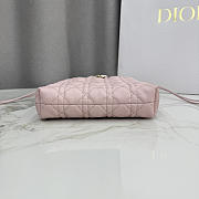 Kitlife Dior Adiorable Mini Bucket Bag Pink Cannage Lambskin 20x22x5.5cm - 5