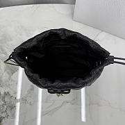 Kitlife Dior Adiorable Mini Bucket Bag Black Cannage Lambskin 20x22x5.5cm - 6