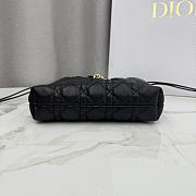 Kitlife Dior Adiorable Mini Bucket Bag Black Cannage Lambskin 20x22x5.5cm - 3