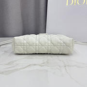 Kitlife Dior Adiorable Mini Bucket Bag White Cannage Lambskin 20x22x5.5cm  - 4