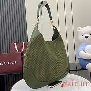 Kitlife Gucci B Medium Shoulder Bag Green - 820169 - 49x46x4cm - 6
