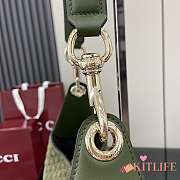 Kitlife Gucci B Medium Shoulder Bag Green - 820169 - 49x46x4cm - 5