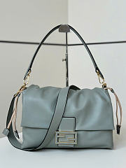 Kitlife Fendi Mamma Baguette Bag Light Blue 31.5x12x22cm - 1
