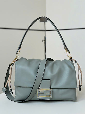 Kitlife Fendi Mamma Baguette Bag Light Blue 31.5x12x22cm