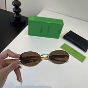 Kitlfe Bottega Veneta Metal Frame Sunglasses Brown - 6