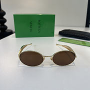 Kitlfe Bottega Veneta Metal Frame Sunglasses Brown - 4