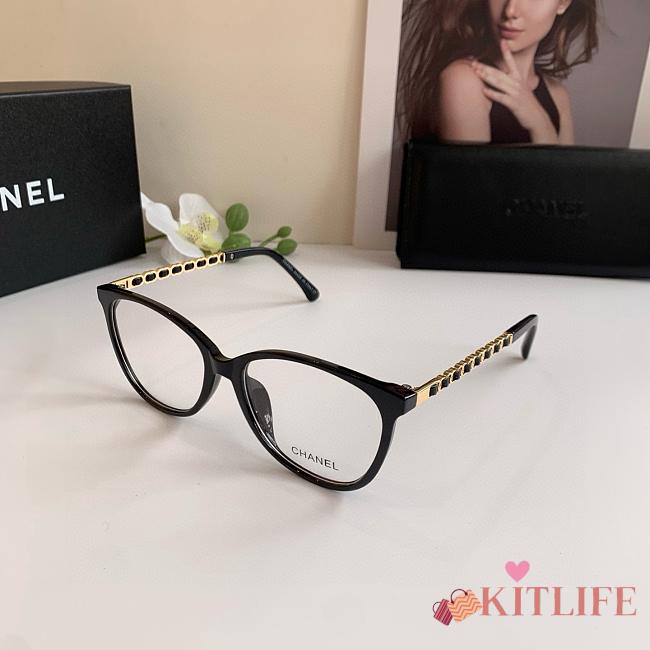 Kitlife Chanel Classic Anti-Blue Light Optical Glasses Black - 1