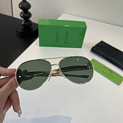 Kitlife Bottega Veneta Aviator Sunglasses Green Lens - 3