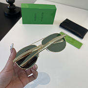 Kitlife Bottega Veneta Aviator Sunglasses Green Lens - 2