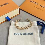 Kitlife Louis Vuitton LV Script Bracelet Gold - 3