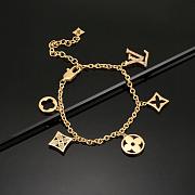 Kitlife Louis Vuiiton Iconic Charms Bracelet Gold - 1