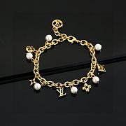 Kitlife Louis Vuitton Monogram Bracelet With Pearl  - 1