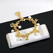 Kitlife Louis Vuitton Monogram Bracelet With Pearl  - 5