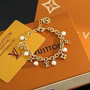 Kitlife Louis Vuitton Monogram Bracelet With Pearl  - 3