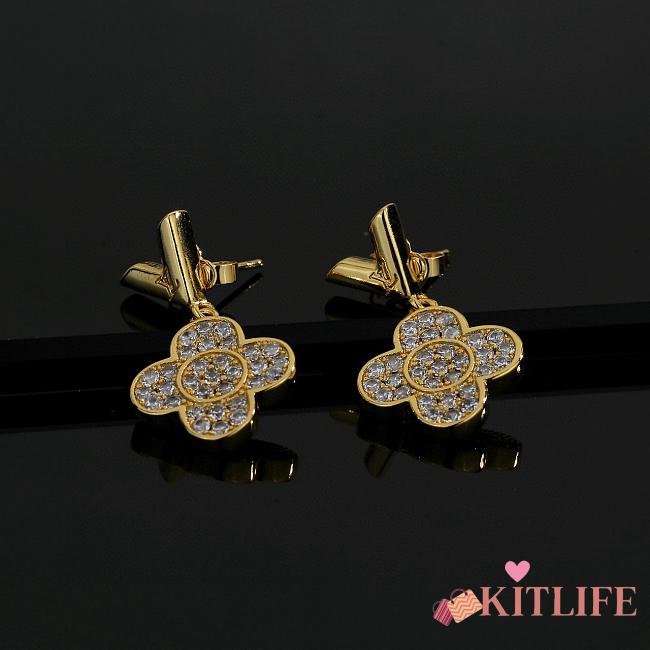 Kitlife Louis Vuitton Floral Earrings - 1