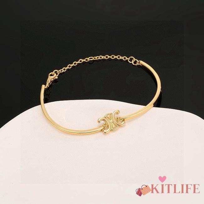 Kitlife Celine Arc de Triomphe Bangle Gold - 1