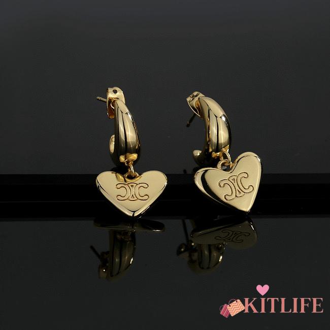 Kitlife Celine Heart Earrings - 1
