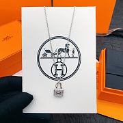 Kitlife Hermes Constellation Bag Silver Necklace  - 5
