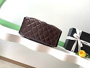 Kitlife Chanel 25C Drawstring Bucket Hobo Bag Dark Brown Glossy Calfskin AS5293 30×26×14cm  - 4