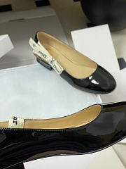 Kitlife Dior J'Adior Ballet Flat Black Patent Calfskin - 6
