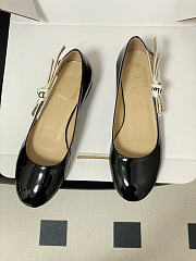 Kitlife Dior J'Adior Ballet Flat Black Patent Calfskin - 4