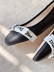 Kitlife Dior J'Adior Ballet Flat Black Lambskin - 5