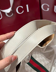 Kitlife Gucci Giglio Large Tote Bag Ivory GG Canvas ‎853971 60x47x16cm - 3