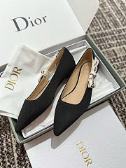 Kitlife Dior J'Adior Ballet Flat Black Technical Fabric - 4