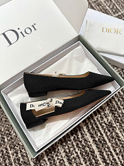 Kitlife Dior J'Adior Ballet Flat Black Technical Fabric - 2
