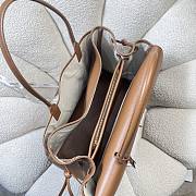 Kitlife Chanel Large Shopping Bag Brown Calfskin & Gold-Tone Metal AS6289 33x43x17.5cm - 3