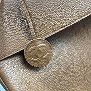 Kitlife Chanel Large Shopping Bag Brown Calfskin & Gold-Tone Metal AS6289 33x43x17.5cm - 4