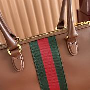 Kitlife Gucci Borsetto Medium Boston Bag Brown Leather 866732 28x15x10cm  - 6