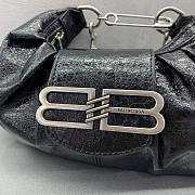 Kitlife Balenciaga Shoulder Bag Small In Black Arena Lambskin 850729 28x16x5cm - 2