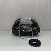 Kitlife Balenciaga Shoulder Bag Small In Black Arena Lambskin 850729 28x16x5cm - 4