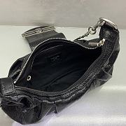 Kitlife Balenciaga Shoulder Bag Small In Black Arena Lambskin 850729 28x16x5cm - 6