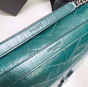 Kitlife Saint Laurent Large Niki Calfskin Green Leather Bag 498883 32x24x10cm - 4