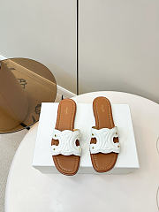 Kitlife Celine Marina Arc de Triomphe Mules White & Brown - 1
