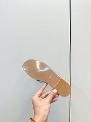 Kitlife Celine Marina Arc de Triomphe Mules Blue & Brown  - 6