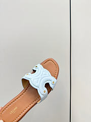 Kitlife Celine Marina Arc de Triomphe Mules Blue & Brown  - 4