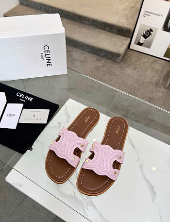 Kitlife Celine Marina Arc de Triomphe Mules Pink & Brown 
