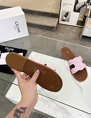 Kitlife Celine Marina Arc de Triomphe Mules Pink & Brown  - 6