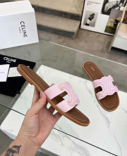 Kitlife Celine Marina Arc de Triomphe Mules Pink & Brown  - 4