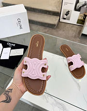 Kitlife Celine Marina Arc de Triomphe Mules Pink & Brown  - 3