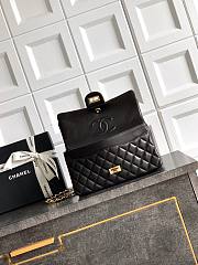 Kitlife Chanel Double C Buckle Flap Bag Black 15.5x25.5x6.5cm - 4