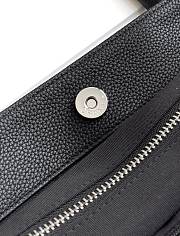 Kitlife Chanel Cerf Small Tote Bag Black Silver Hardware 17.5x32x13cm - 3