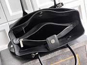 Kitlife Chanel Cerf Large Tote Bag Black Silver Hardware 24x36x14cm - 2