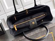 Kitlife Chanel Cerf Small Tote Bag Black Gold Hardware 17.5x32x13cm - 6