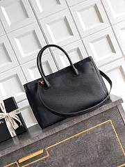 Kitlife Chanel Cerf Large Tote Bag Black Gold Hardware 24x36x14cm  - 4