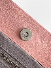 Kitlife Chanel Cerf Small Tote Bag Pink Silver Hardware 17.5x32x13cm  - 5