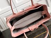 Kitlife Chanel Cerf Small Tote Bag Pink Silver Hardware 17.5x32x13cm  - 4
